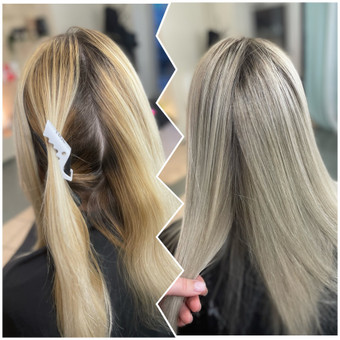 Kitos Šviesinimo technikos: shatush, air touch, balayage Šiauliai Kirpėja Milda Šiauliai nuotrauka 13