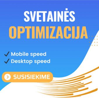 Svetainės greičio optimizavimas Vilnius Tiksaviems, UAB nuotrauka 9