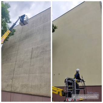 Naudodami platų fasadų ploviklių ir impregnantų asortimentą bei specializuodamiesi aukšto slėgio prieduose išgauname geriausius rezultatus. Vilnius MB Velmoda nuotrauka 5 Fasado plovimas Vilnius MB Velmoda nuotrauka 5