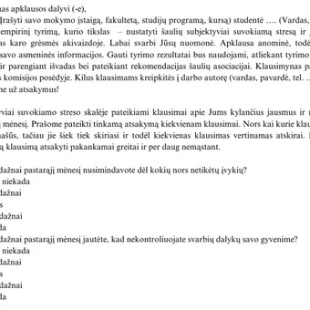 Pakonsultuojam anketos sudarymo klausimais ir padedam ją paruošti bei galim paredaguoti. Kaunas UniWordsmith nuotrauka 5