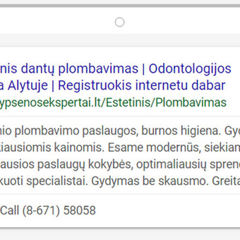 Ilgalaikės Google Ads reklamos strategijos įgyvendinimas bei nuolatinis optimizavimas. Vilnius Eglė Tertelė / MB E. Rinkodara nuotrauka 7 Google Ads reklama Vilnius Eglė Tertelė / MB E. Rinkodara nuotrauka 7