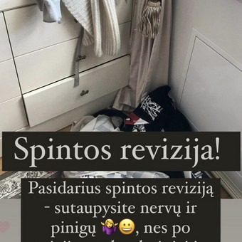 Drabužių spintos revizija Šiauliai Vitalija nuotrauka 4