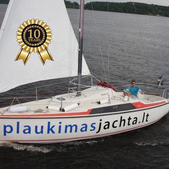 Pramoginiai pasiplaukiojimai jachta Kaunas jachtos nuoma nuotrauka 1