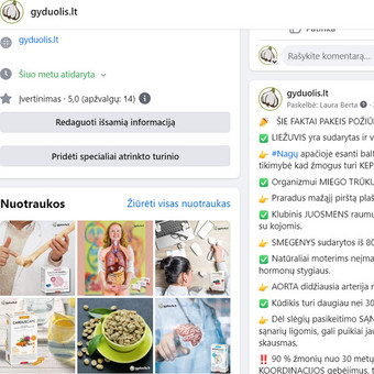 Socialinių tinklų tekstų redagavimas Šiauliai Redaktorė Rūta nuotrauka 40