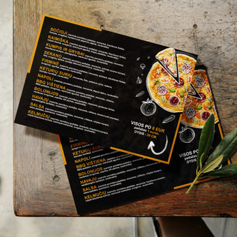 Detalesnė informacija susisiekus. Šiaulių rajonas Lukas nuotrauka 10 Kavinių ir restoranų meniu maketavimas Šiaulių rajonas Lukas nuotrauka 10