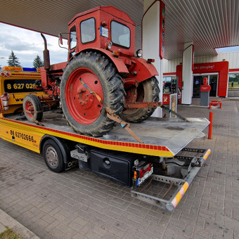 Statybinės-Žemės ūkio technikos transportavimas Vilnius Tralas Go nuotrauka 7