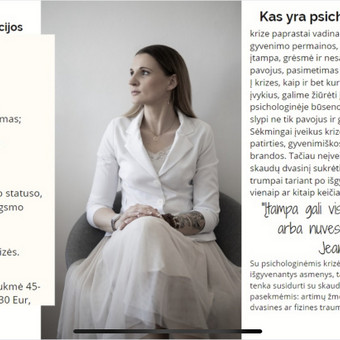 Psichologo konsultacija Šiauliai Jovita Karnišauskienė nuotrauka 1