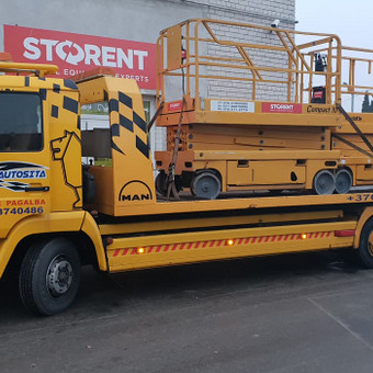Statybinės technikos pervežimas: BOBCAT, Žirkliniai keltuvai, Krautuvai, Ekskovatoriais ir kitos technikos iki 10 t. transportavimas. Išrašome sąskaitas. galime sudaryti sutartis pastoviam darbui. Panevėžys UAB "Autosita" nuotrauka 13 Statybinės technikos transportavimas Panevėžys UAB "Autosita" nuotrauka 13