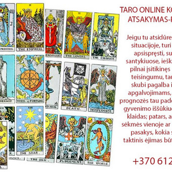 Reikia skubios pagalbos ir nėra laiko galvoti, Taro kortų prognozės padės įvairiais Jums rūpimais klausimais, įspės apie klaidas, pasiūlys strategiją ir teisingą taktiką. Klaipėda Alla Nekrasova nuotrauka 2 Taro konsultacija "Atsakymas-Patarimas" Klaipėda Alla Nekrasova nuotrauka 2