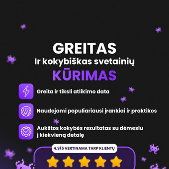 Suprogramuosime individualias funkcijas Jūsų esamai/būsimai internetinei svetainei ar el.parduotuvei Kaunas Justas Radvila / MB Gotidea nuotrauka 6 Programavimas su WordPress Kaunas Justas Radvila / MB Gotidea nuotrauka 6