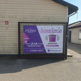 Reklaminių tentų gamyba Kaunas UAB STILINGA REKLAMA nuotrauka 9