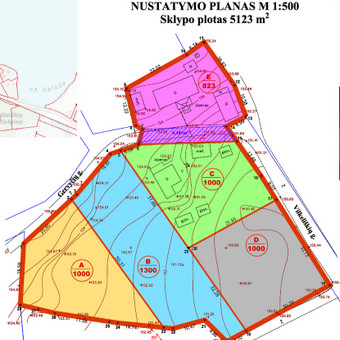 Sklypo naudojimo tvarkos nustatymas Vilnius Žemėtvarkos projektai nuotrauka 7