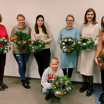 Floristikos kursai Klaipėda Indrė gėlynėtoja nuotrauka 4