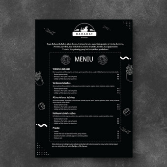 Kavinių ir restoranų meniu maketavimas Kaunas Samanta Mackevičiūtė nuotrauka 11