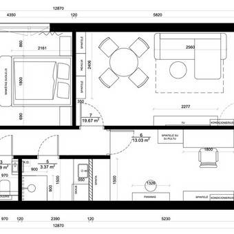 Baldų išdėstymo planas;
Pertvarų planas;
San. taškų planas;
Apšvietimo planas;
Jungiklių planas;
Rozečių planas;
Grindų, sienų dangų planas;
Lubų planas;
Plytelių išklotinių planas; Vilnius I Need Space nuotrauka 9 Techniniai brėžiniai Vilnius I Need Space nuotrauka 9
