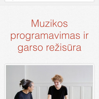 Muzikos programavimo ir garso režisūros pamokos Vilnius Aidas Lembutis nuotrauka 10