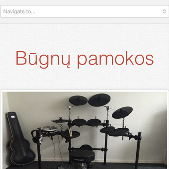 Būgnų pamokos Vilnius Aidas Lembutis nuotrauka 6