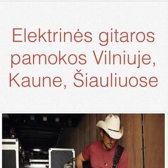 Gitaros pamokos Vilnius Aidas Lembutis nuotrauka 4