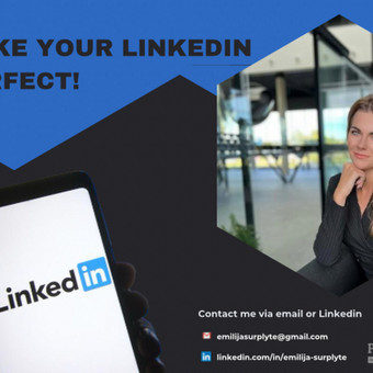 Linkedin profilio administravimas Vilnius Emilija Surplytė nuotrauka 4