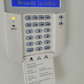 GSM signalizacijos Palanga MB Pajūrio Apsaugos Sistemos nuotrauka 5