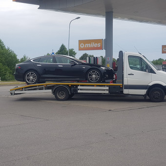 Pagalba užklimpus automobiliui Kaunas Express tralas LT-PL-LV nuotrauka 5