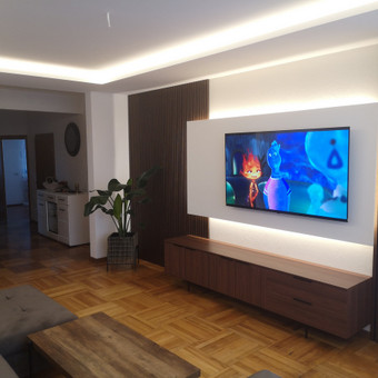 TV atitraukimas nuo sienos su led apšvietimu Šiauliai Eitvydas Bajelis nuotrauka 25