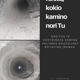 Kaminų įdėklų valymas Vilniaus rajonas Eugenijus nuotrauka 2