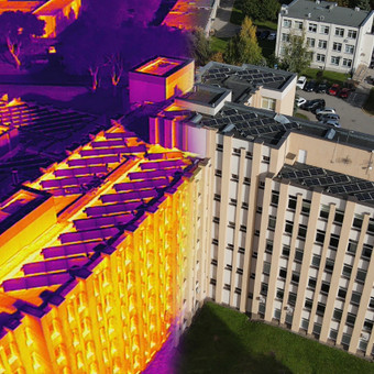 Saulės elektrinių termovizinė diagnostika Šiauliai GetDrone nuotrauka 2