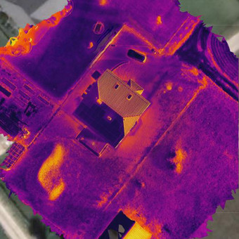 Pastatų bei inžinerinių konstrukcijų termovizija dronais Šiauliai GetDrone nuotrauka 3