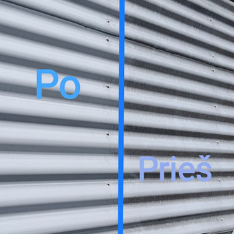 Fasadų plovimas Šiauliai MB "Švaros projektai" nuotrauka 8