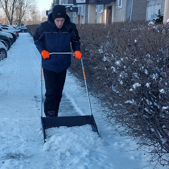 Sniego valymas Kaunas Mantas Ruginis nuotrauka 1