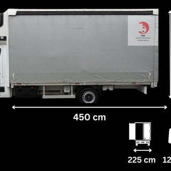 Mikroautobuso be lifto nuoma Vilnius TKM -  Tentiniai krovininiai mikroautobusai nuotrauka 2