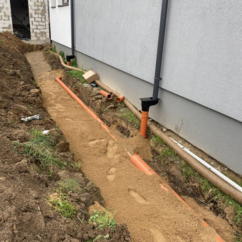 Lietaus nuotekų, drenažo montavimas Vilnius MB Žigutis nuotrauka 2