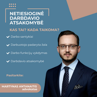 Darbo ginčai: konsultacijos ir atstovavimas Kaunas Martynas Antanaitis nuotrauka 9
