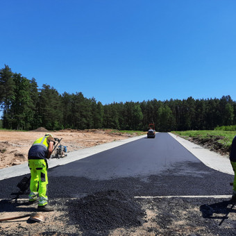 Asfaltavimo darbai. Vilnius Darvia nuotrauka 2