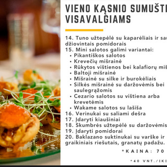 Vieno Kąsnio sumuštinukai Vilnius PATAJA TERASA ir AKCENTAI nuotrauka 5