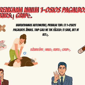 Pirmosios pagalbos kursai Vilnius City Drive nuotrauka 4