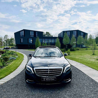 Mercedes S klasės nuoma Kretingos rajonas Automobilių nuoma su vairuotoju nuotrauka 3