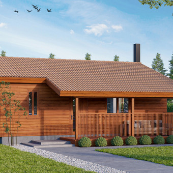 Individualių namų išorės vizualizavimas Vilnius 3d Vizualizacijos nuotrauka 11