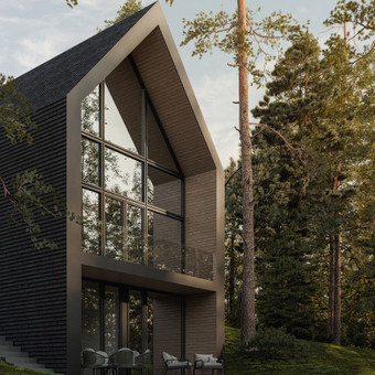 Rengiame sodybų projektus prie vandens telkinių, saugomose teritorijose. Kaunas MB "Origami architektai" nuotrauka 2 Sodybų projektavimas Kaunas MB "Origami architektai" nuotrauka 2