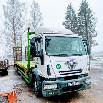 Traliukas IVECO Vežamas svoris iki 5 t. Platformos plotis 2.5 m. ilgis 6.5+ 2m (nuolydis)= 8.5 m.
Kaina 40€/val. Pristatymas Šiauliuose 40€, Užmiestyje 0,8eur/km. Šiauliai Auneksa UAB nuotrauka 7 Traliuku nuoma Šiauliai Auneksa UAB nuotrauka 7