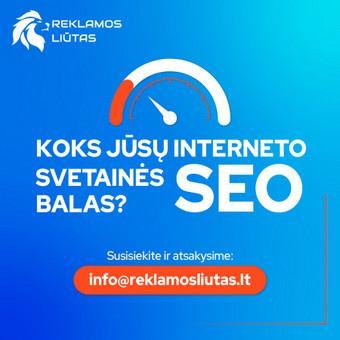 Bet kokiam verslui būtina pasirūpinti tiek išorine, tiek vidine SEO optimizacija. Turime gilų patirties bagažą bei partnerius, kurių pagalba galime padėti pakilti į Jūsų norimas pozicijas Google ✅ Vilnius Reklamos Liūtas nuotrauka 8 SEO Vilnius Reklamos Liūtas nuotrauka 8