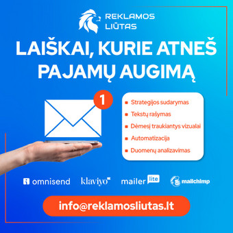 Naujienlaiškiai - didžiausią ROI (return on investment) gražą generuojantis reklamos būdas 📈. Mūsų komandoje dirba profesionalai, kurie geba sukurti įtraukiančius bei parduodančius naujienlaiškius. Vilnius Reklamos Liūtas nuotrauka 3 Naujienlaiškių kūrimas ir sklaida Vilnius Reklamos Liūtas nuotrauka 3
