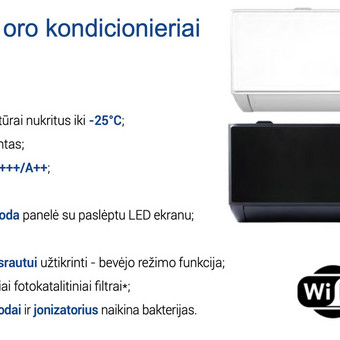 ! AKCIJA ! Oro kondicionieriai oras-oras Nordis NOVA 2,6 - 7 kW Alytus nordicmaster.lt nuotrauka 11