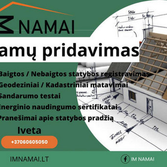 Namų pridavimas, geodeziniai ir kadastriniai matavimai. Klaipėda Iveta Girčė nuotrauka 6 Namų pridavimas Klaipėda Iveta Girčė nuotrauka 6