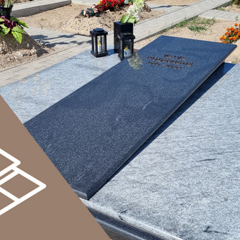 Dengiame kapavietes įvairaus dydžio ir spalvų granito plokštėmis. Vilnius UAB "Labradoras" nuotrauka 5 Granito plokštės kapams, dengimas Vilnius UAB "Labradoras" nuotrauka 5