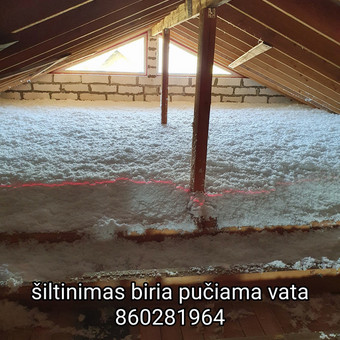Šiltinimas biria vata Vilnius Šiltinimo Sprendimai Vilnius nuotrauka 8