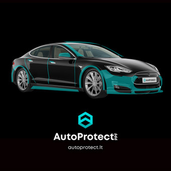 Rizikos zonų apklijavimas Vilnius Autoprotect PPF nuotrauka 3