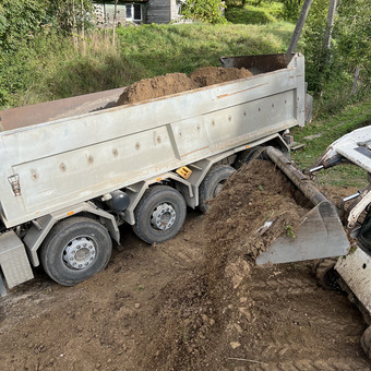 Drenažo įrengimas Vilnius Trinkelių Erdvė nuotrauka 1