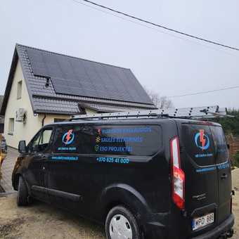 Saulės elektrinės dalys, fotomoduliai, inverteriai, konstrukcija. Mažeikių rajonas MB Elektros skydas nuotrauka 11 Saulės elektrinių montavimas Mažeikių rajonas MB Elektros skydas nuotrauka 11